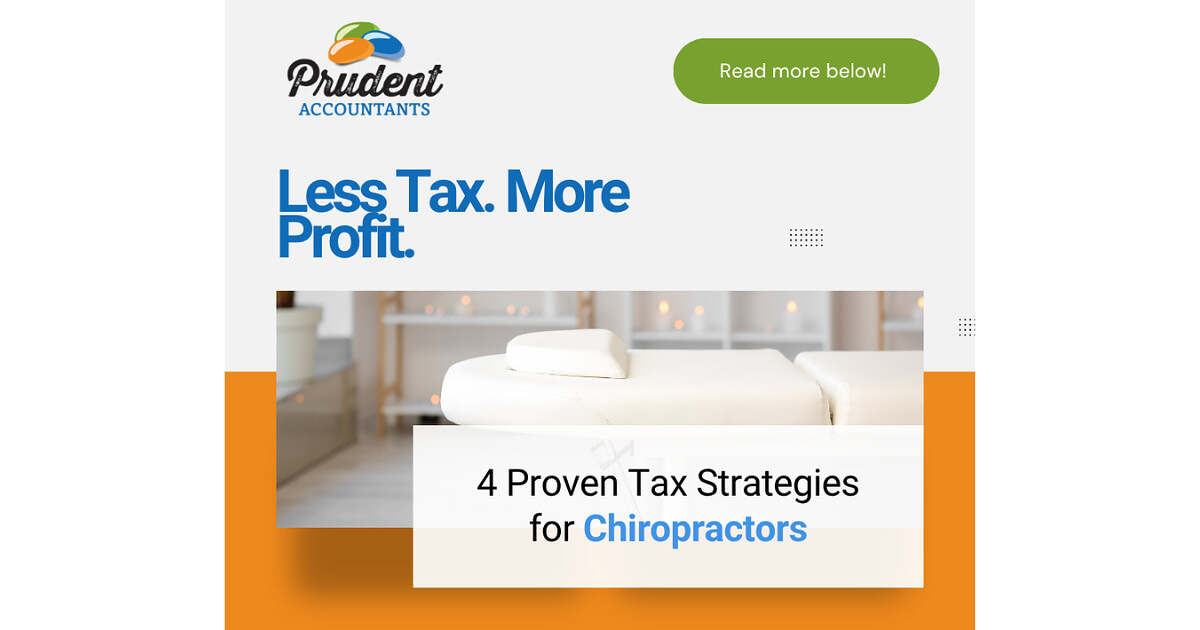 How Chiropractors Can Save Thousands in Taxes: 4 Proven Strategies for Practice Owners