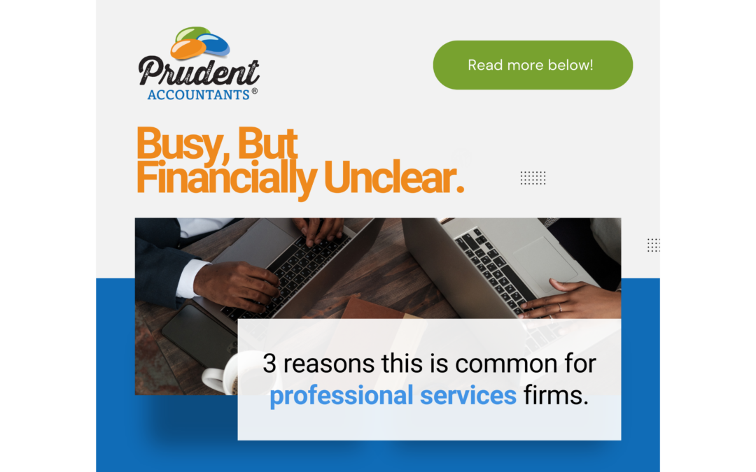 A Common January Problem for Professional Services Businesses in Minnesota: Staying Busy but Financially Unclear