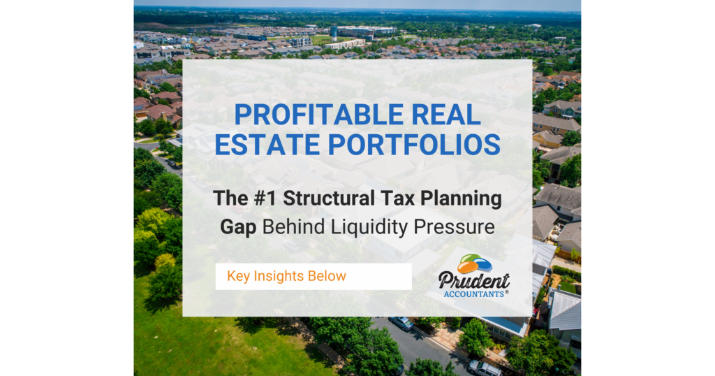 Why Profitable Real Estate Portfolios Still Create Cash Flow Pressure