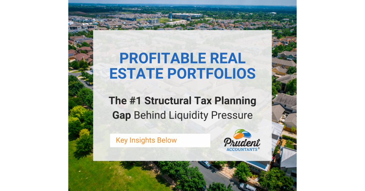 Why Profitable Real Estate Portfolios Still Create Cash Flow Pressure
